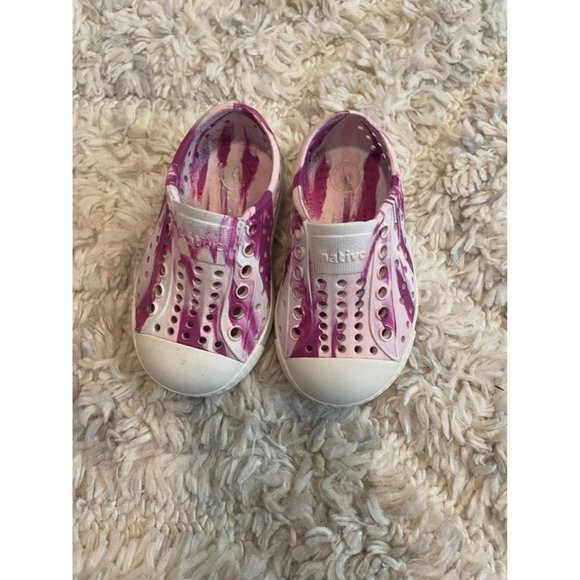 Native Jefferson Marbled Shoes Size 4 C - Picture 2 of 9